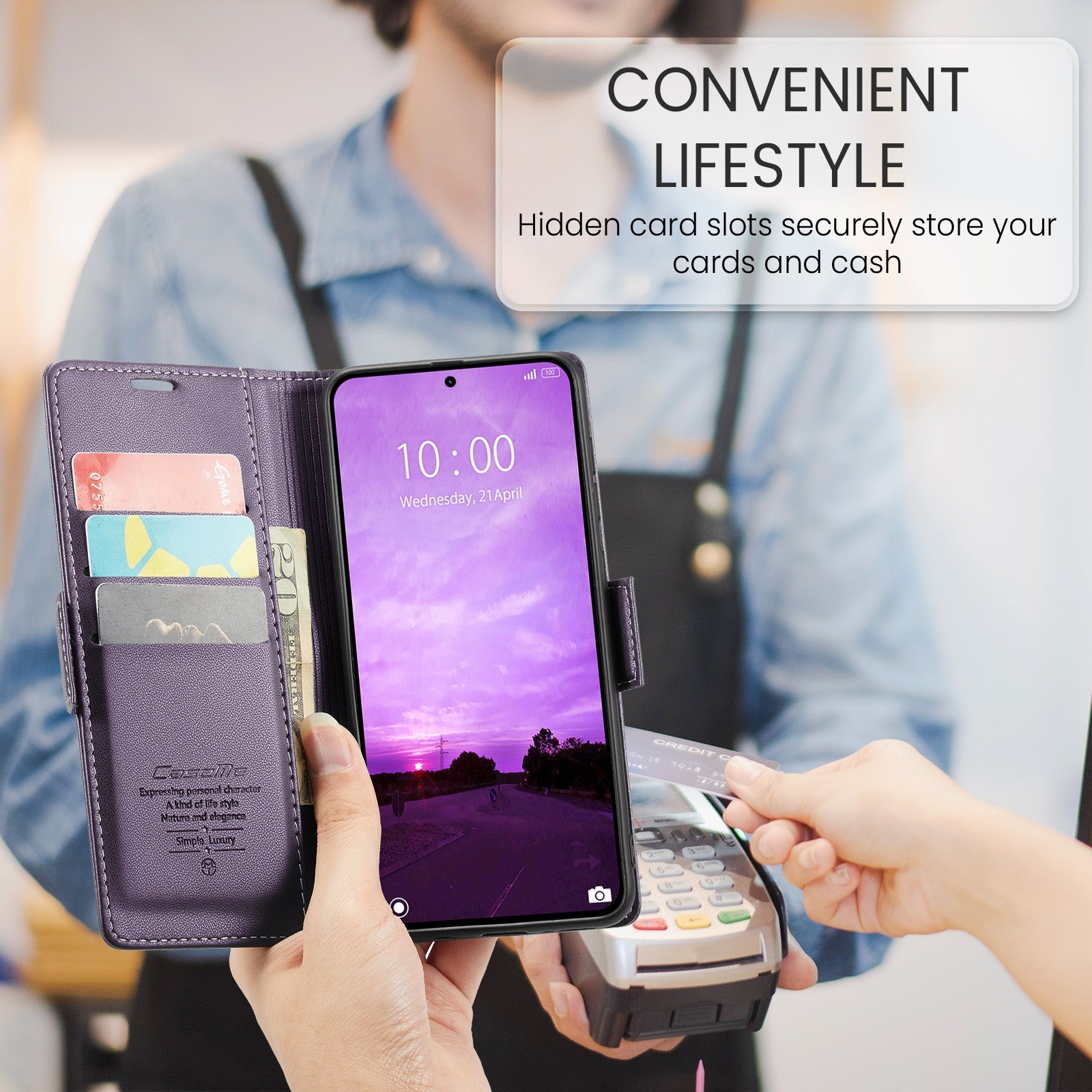 Xiaomi 14T Pu Wallet Case [Purple]