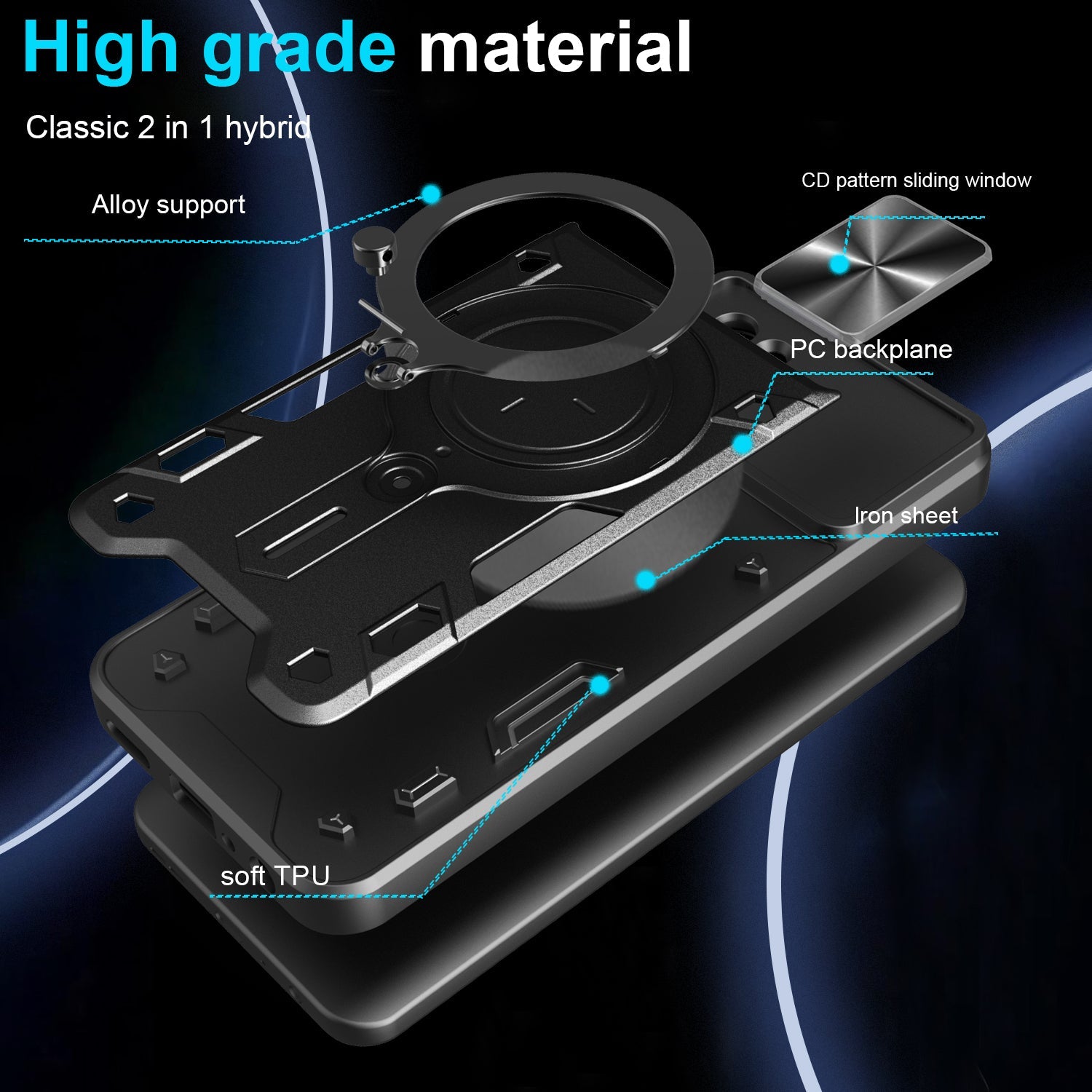 Xiaomi Poco X7 Pro Heavy Duty Case [Black]