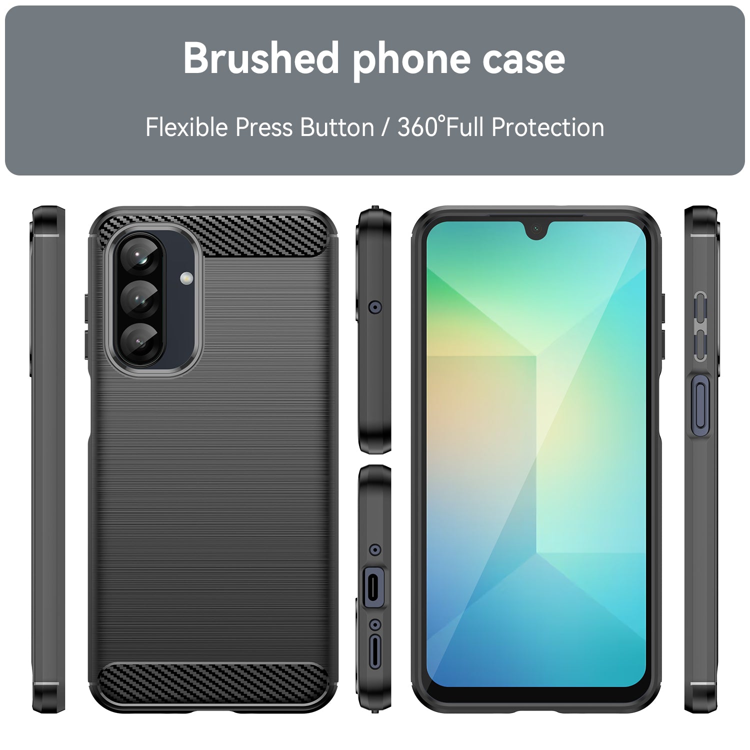 Samsung Galaxy A26 5G Carbon Fibre Case [Black]
