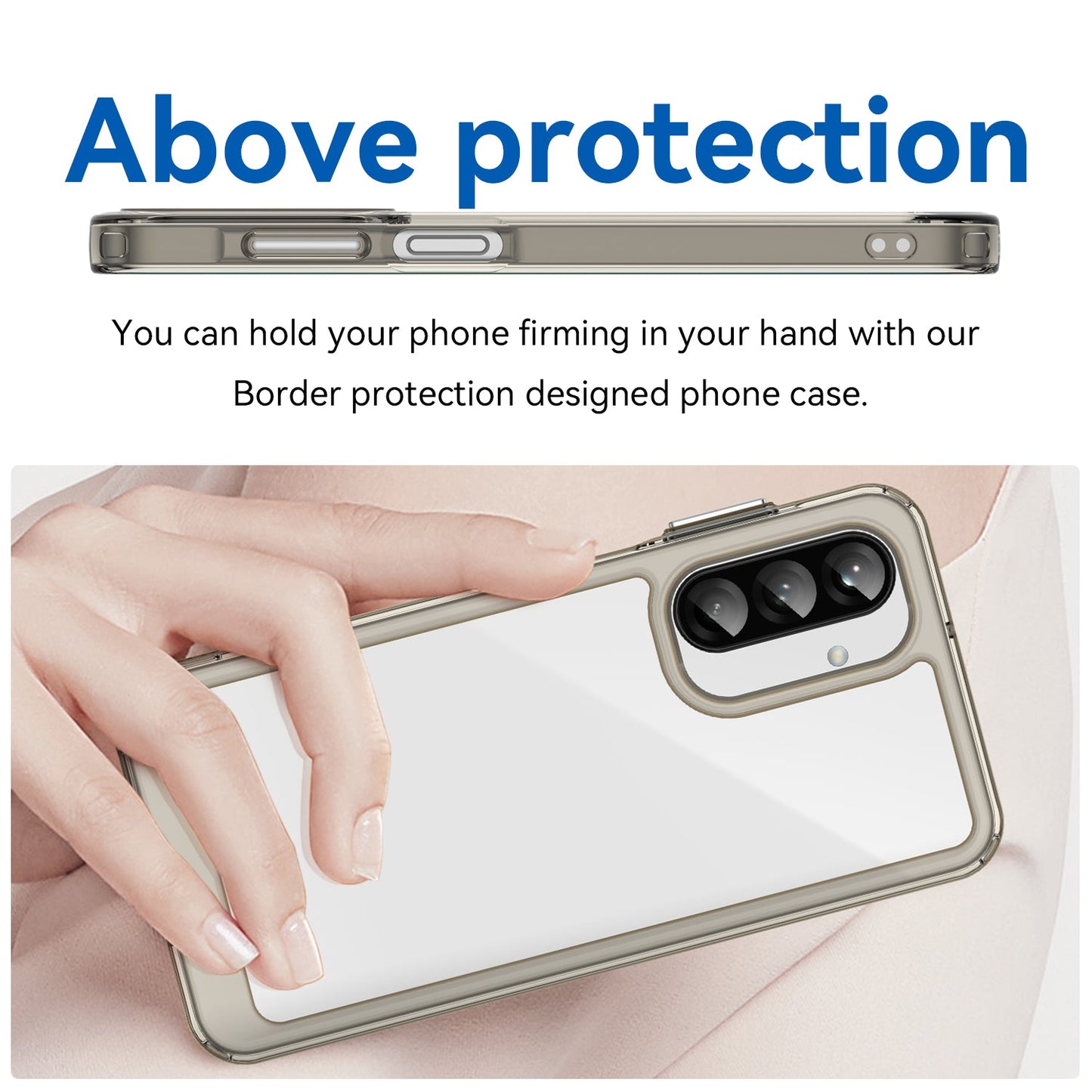 Samsung Galaxy A26 5G Soft Gel Case [Clear Grey]