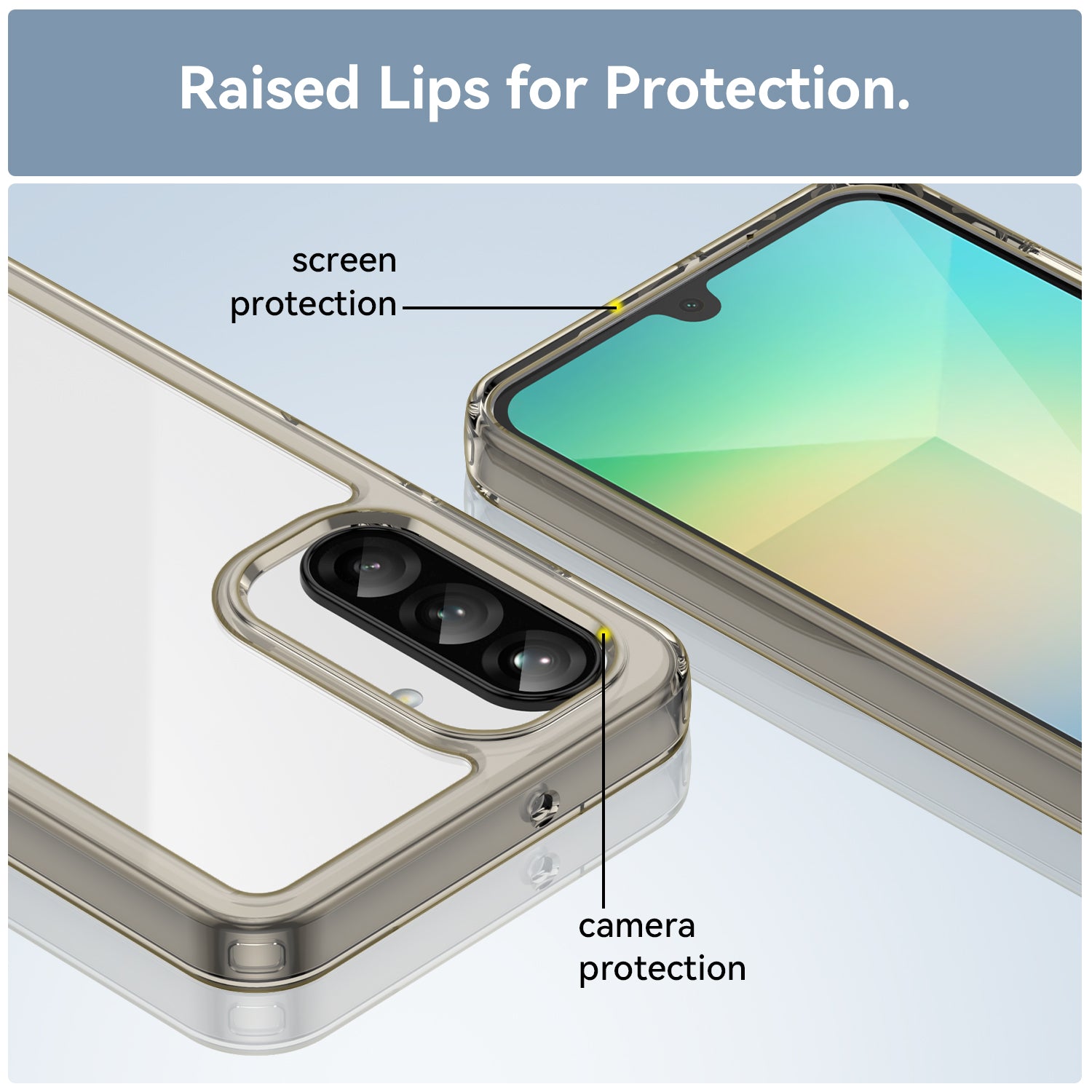 Samsung Galaxy A26 5G Soft Gel Case [Clear Grey]