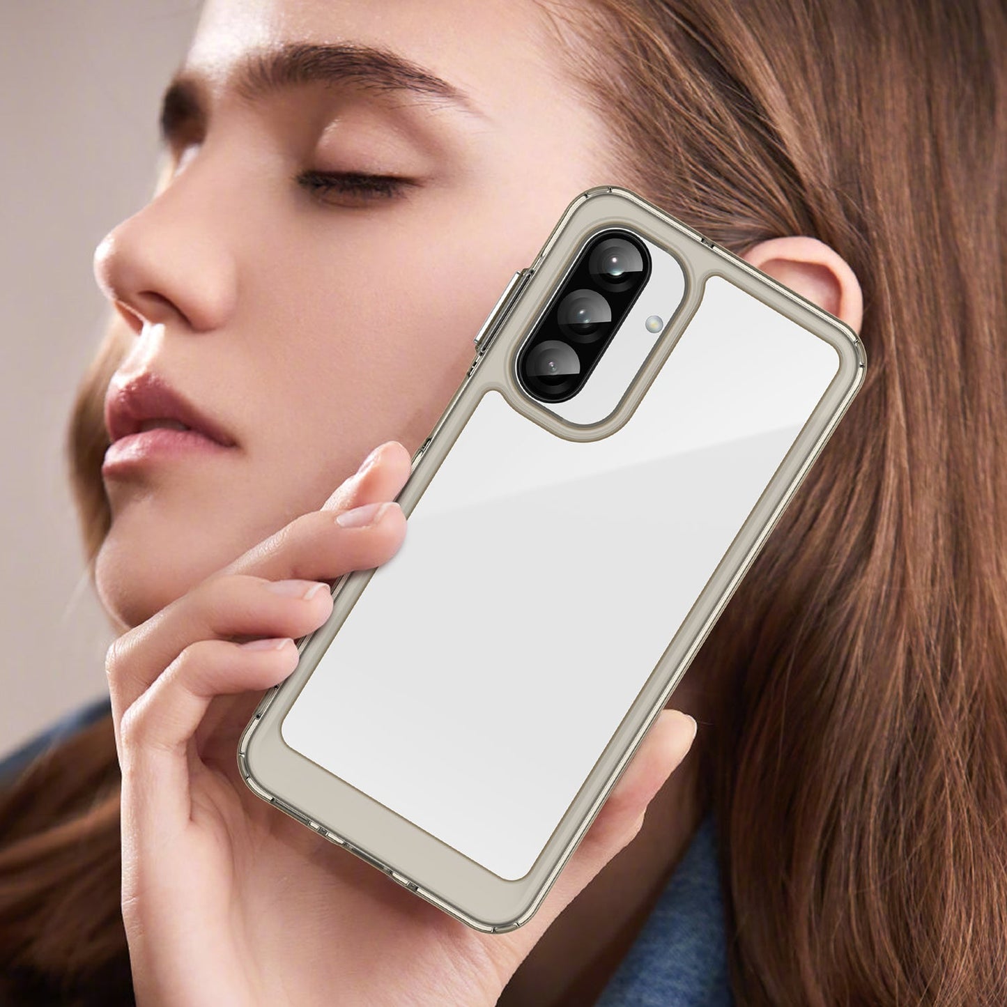 Samsung Galaxy A26 5G Soft Gel Case [Clear Grey]
