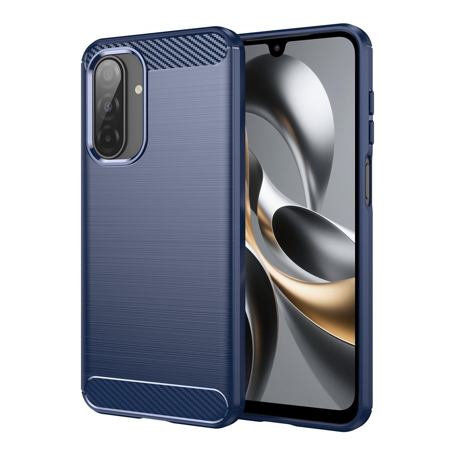 Galaxy A17 5g Carbon Fibre Case [Navy]