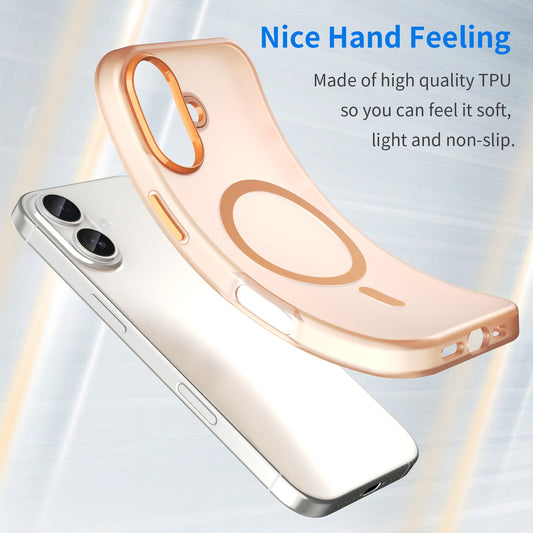 Iphone 17 Magsafe Soft Matte Case [Orange]