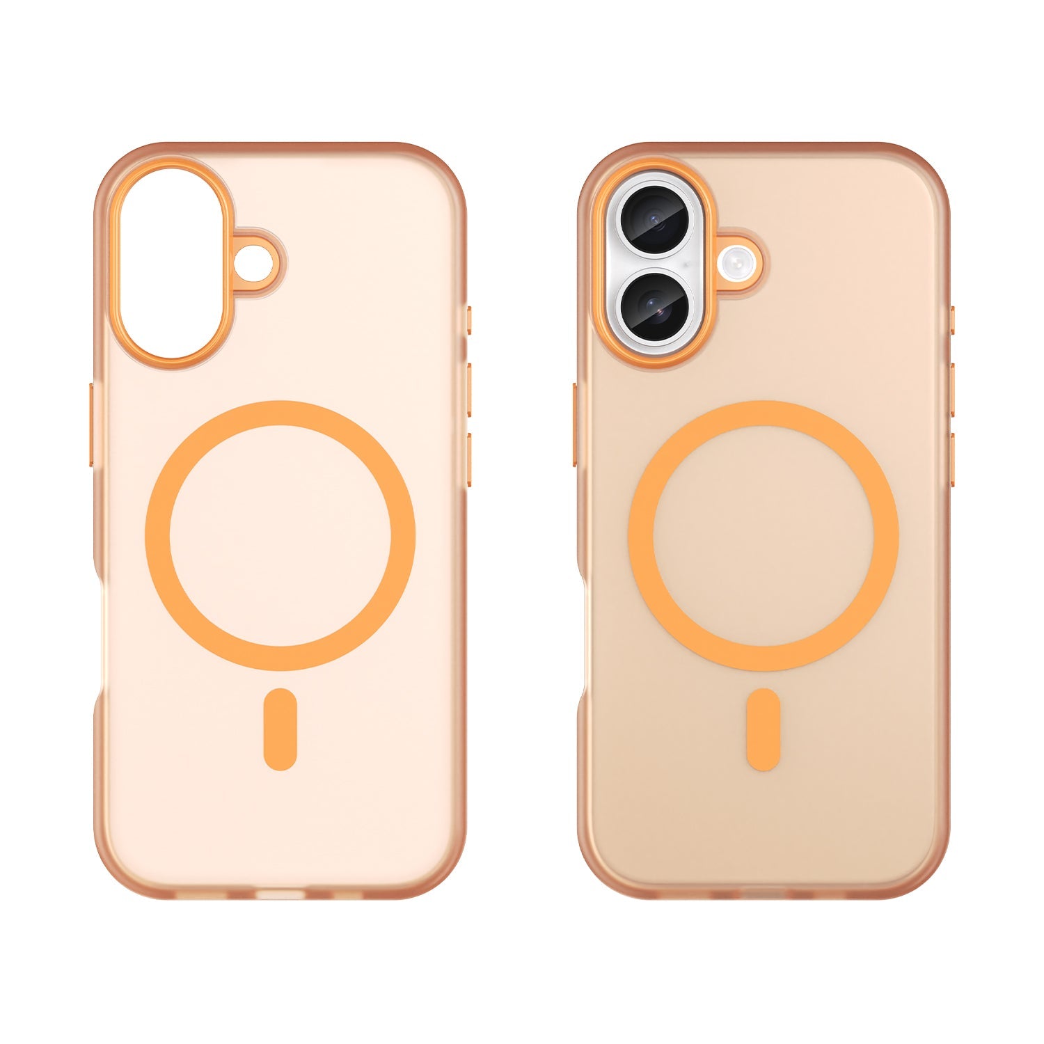 Iphone 17 Magsafe Soft Matte Case [Orange]