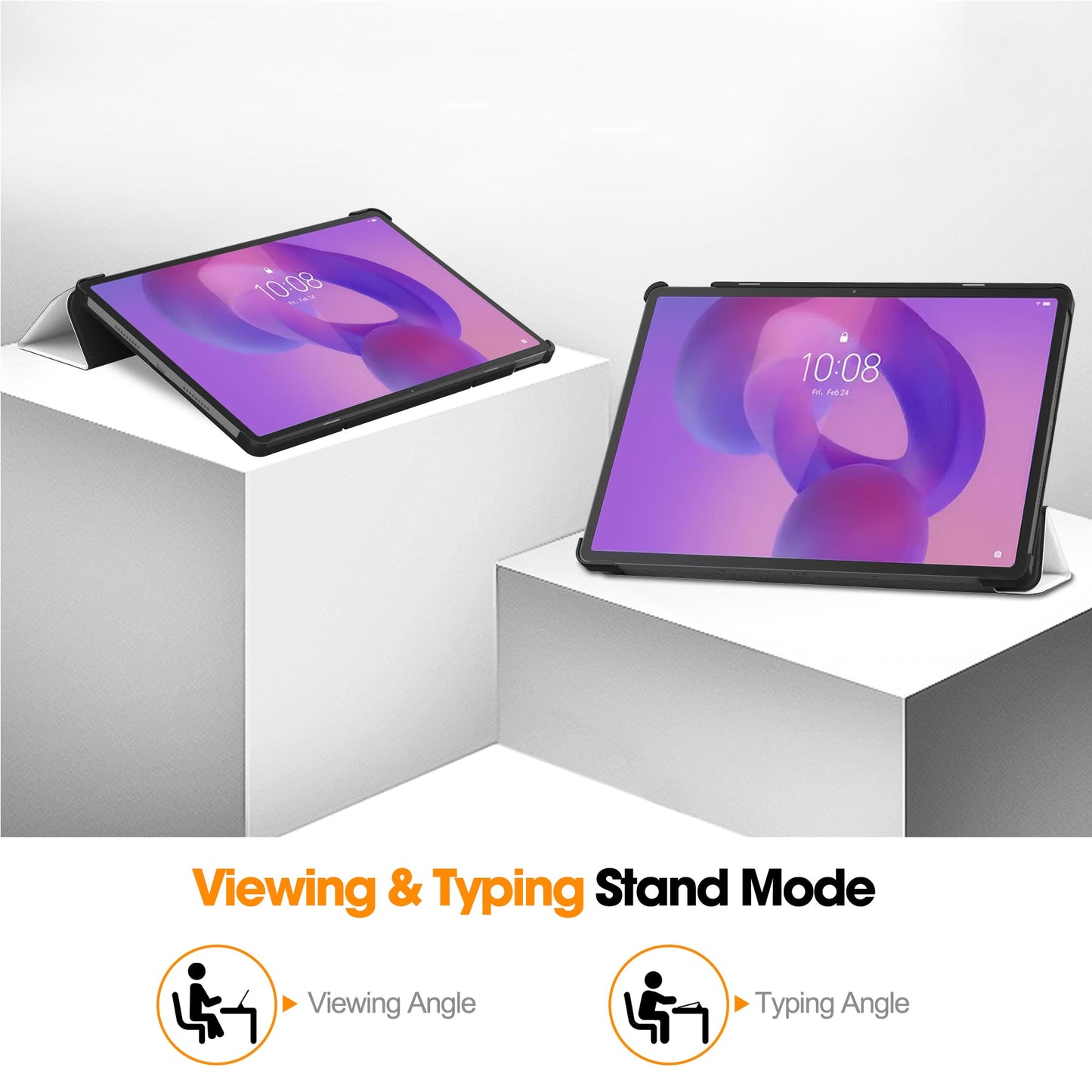 Lenovo Idea Tab Pro 12.7" Tb373 Designer Tri-fold Case [Lazycat]