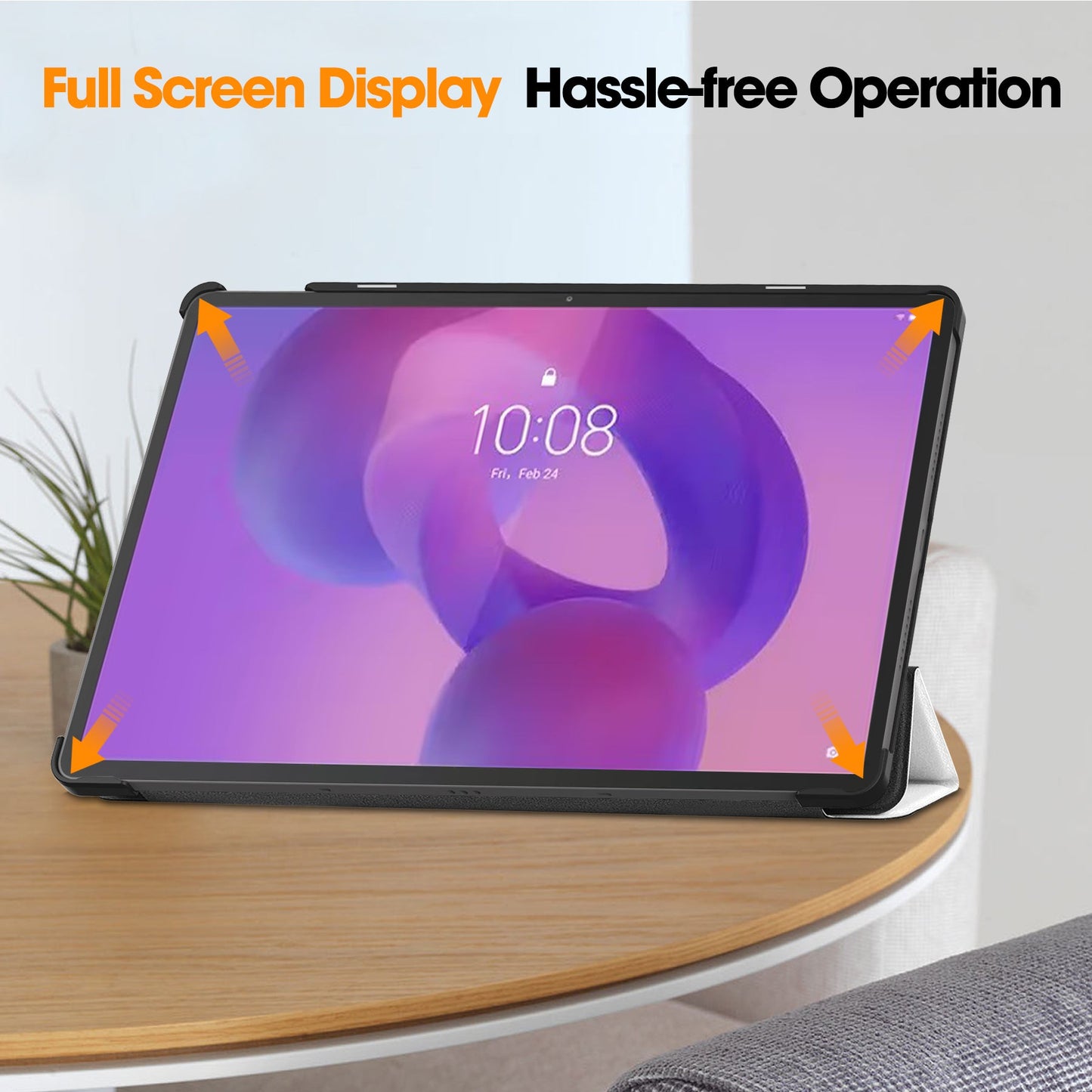 Lenovo Idea Tab Pro 12.7" Tb373 Designer Tri-fold Case [Lazycat]