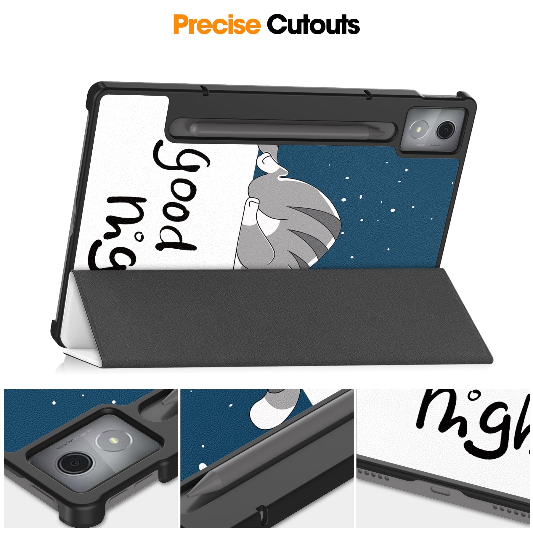 Lenovo Idea Tab Pro 12.7" Tb373 Designer Tri-fold Case [Lazycat]