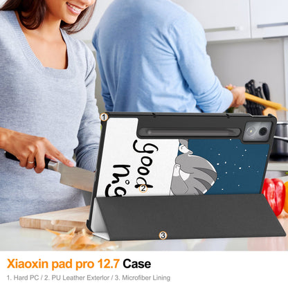 Lenovo Idea Tab Pro 12.7" Tb373 Designer Tri-fold Case [Lazycat]