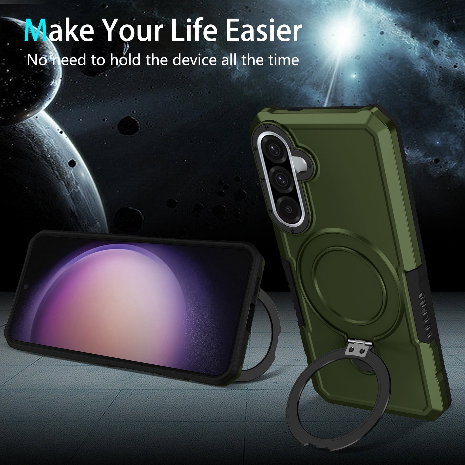 Samsung Galaxy A56 5G Heavy Duty Case [Green]