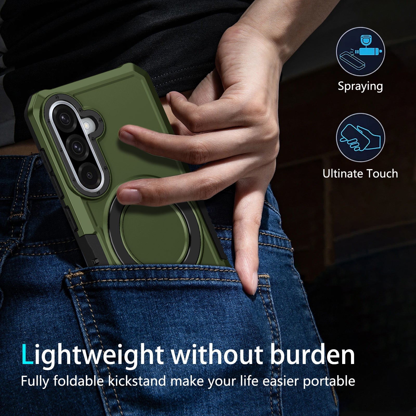 Samsung Galaxy A56 5G Heavy Duty Case [Green]