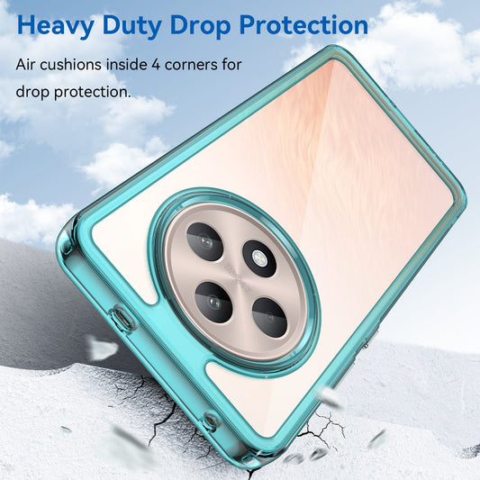 Oppo Reno 12F 5G Soft Gel Bumper Case [Clear Blue]