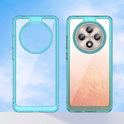 Oppo Reno 12F 5G Soft Gel Bumper Case [Clear Blue]