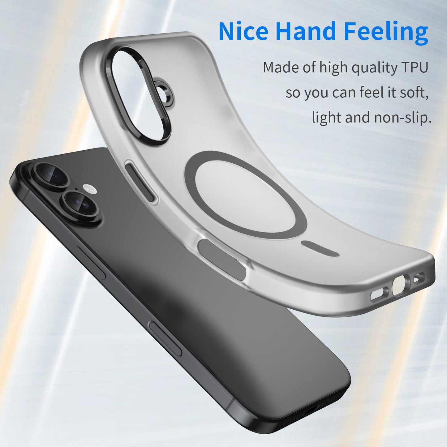 Iphone 17 Magsafe Soft Matte Case [Black]