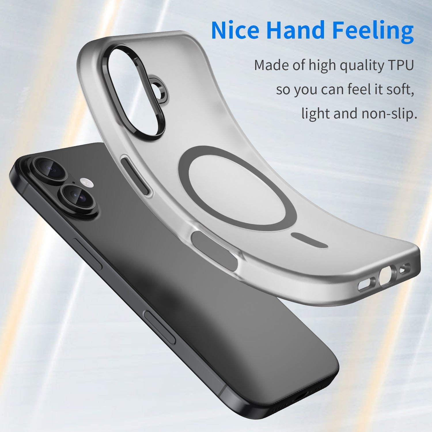 Iphone 17 Magsafe Soft Matte Case [Black]