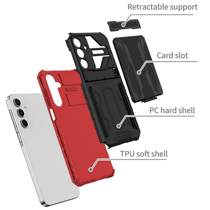Galaxy A16 5G Kickstand Heavy Duty Case [Red]