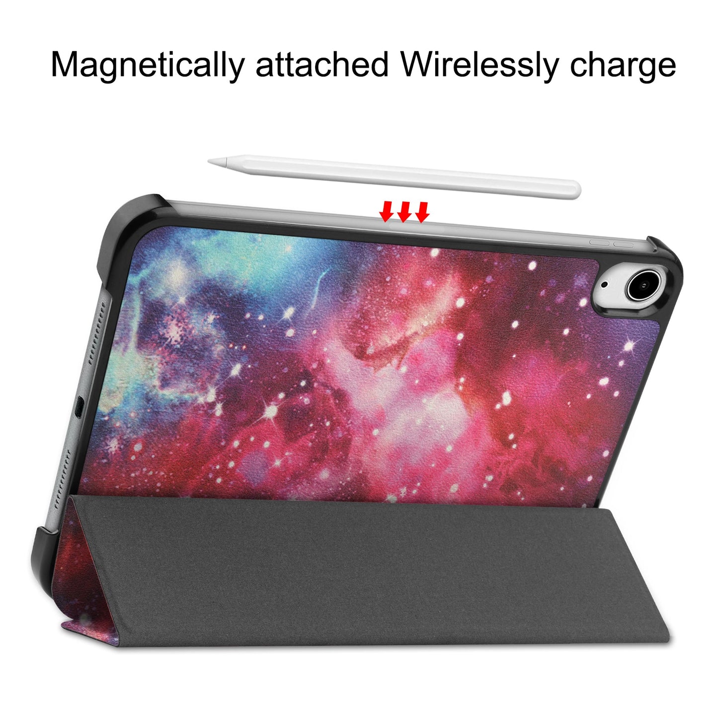 Ipad Mini 7 (A17 Pro 2024) Designer Tri-fold Case [Galaxy]