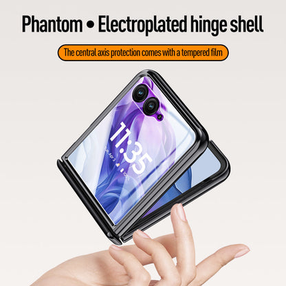 Razr 50 Ultra Electroplated Hinge Case [Black]
