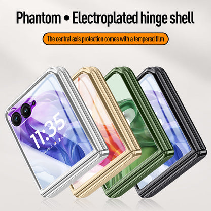 Razr 50 Ultra Electroplated Hinge Case [Black]