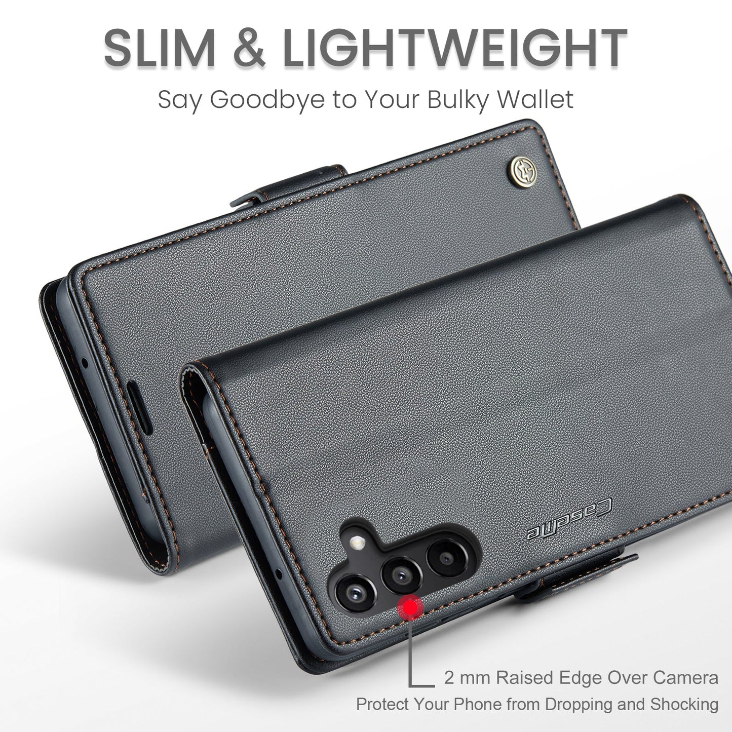 Samsung Galaxy A15 Pu Wallet Case [Black]