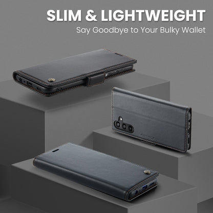 Samsung Galaxy A15 Pu Wallet Case [Black]