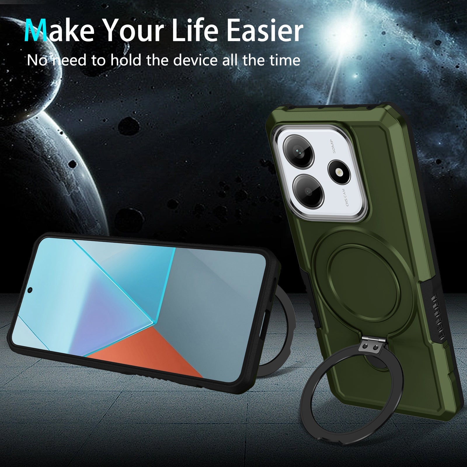 Xiaomi Redmi Note 14 5G Heavy Duty Case [Green]