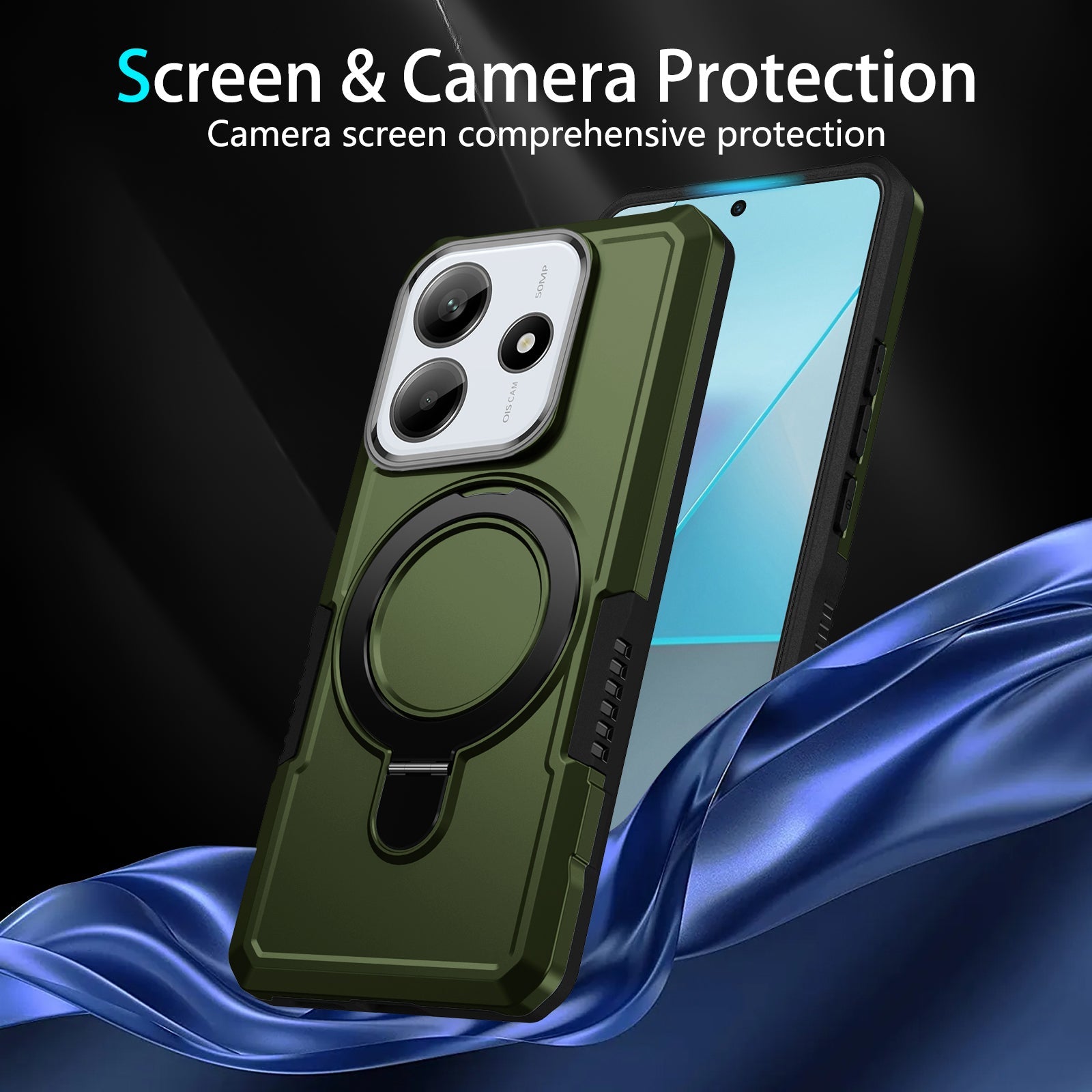 Xiaomi Redmi Note 14 5G Heavy Duty Case [Green]