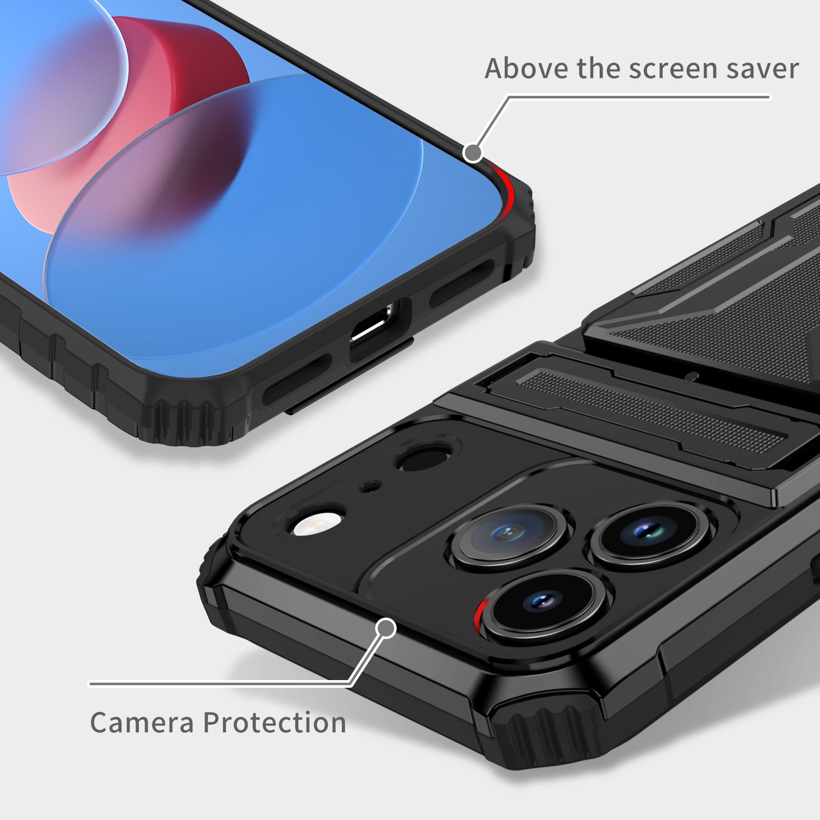 Iphone 17 Pro Max Heavy Duty Case [Black]