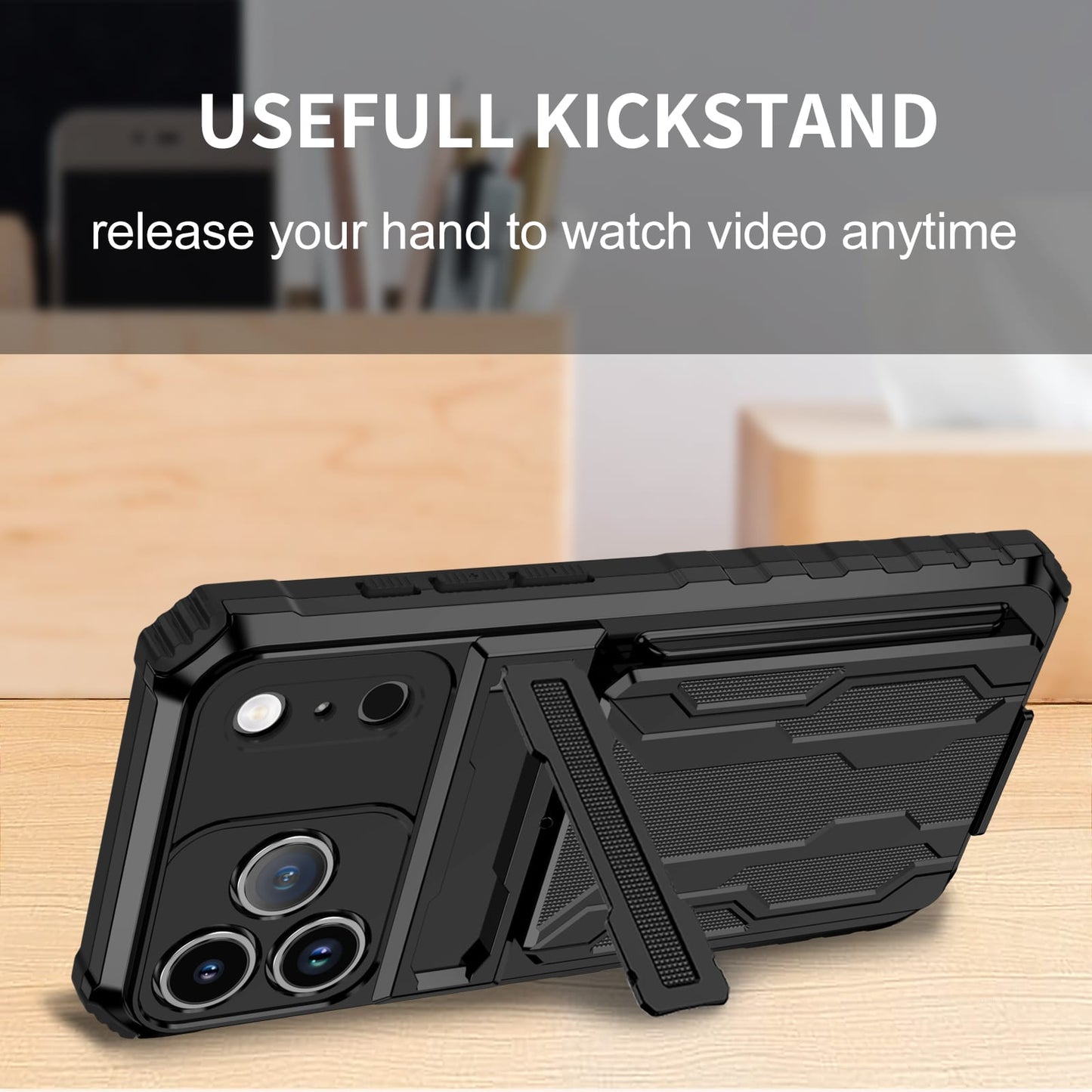 Iphone 17 Pro Max Heavy Duty Case [Black]