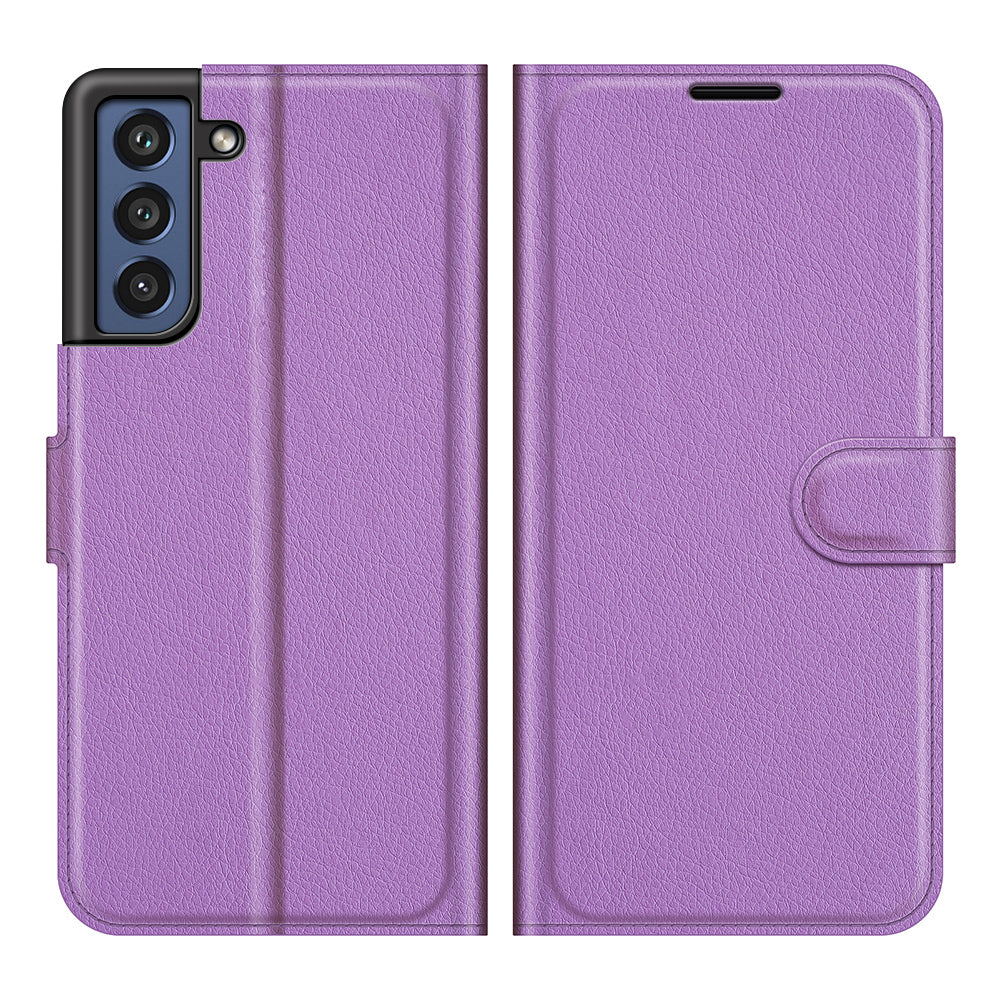 Samsung Galaxy S21 Fe 5G Pu Wallet Case [Purple]