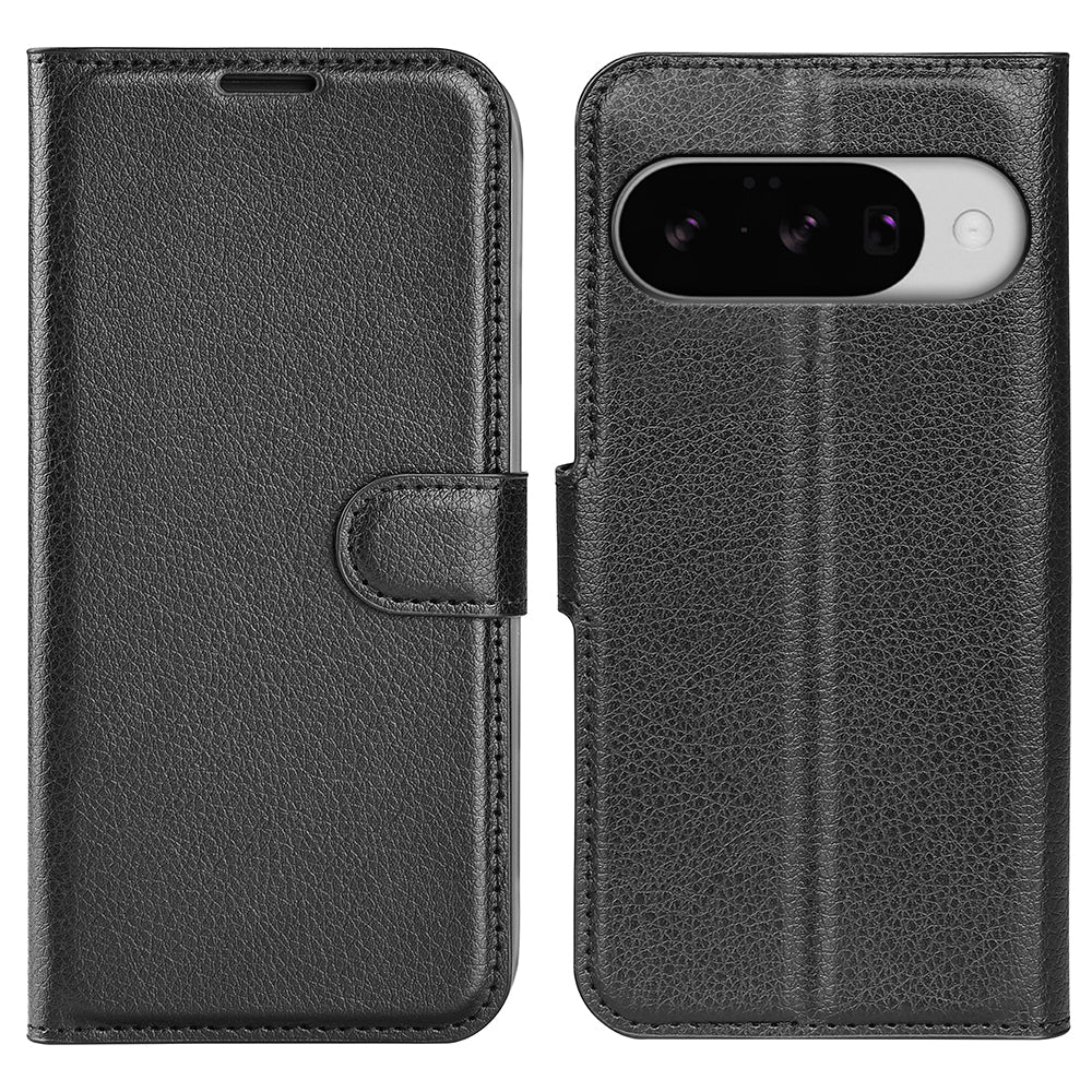 Google Pixel 10 Pro Pu Wallet Case [Black]