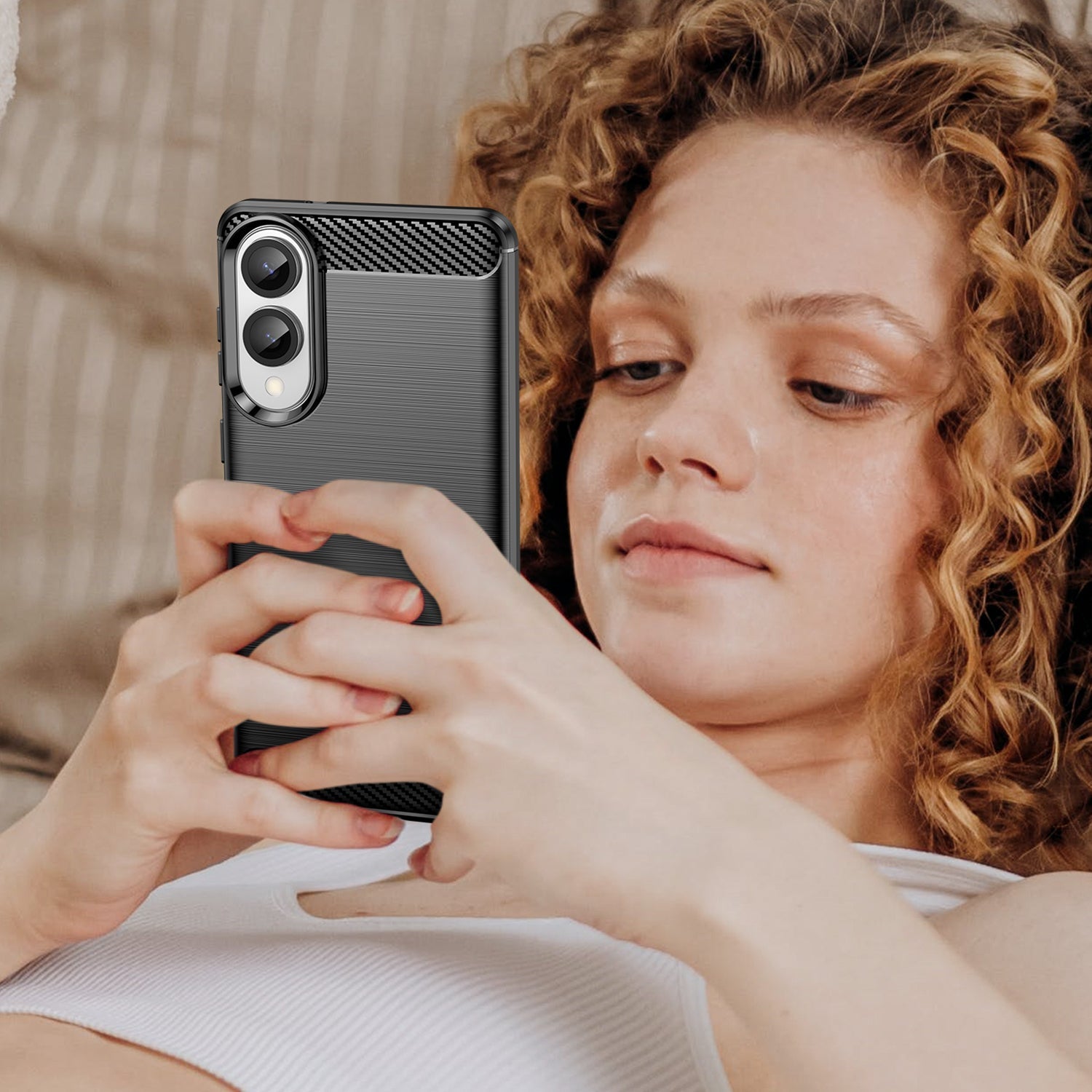 Samsung Galaxy S25 Edge Carbon Fibre Case [Black]