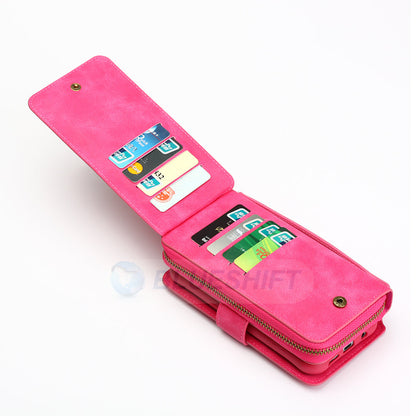 Samsung Galaxy S7 Edge Deluxe Zipper Case Rose
