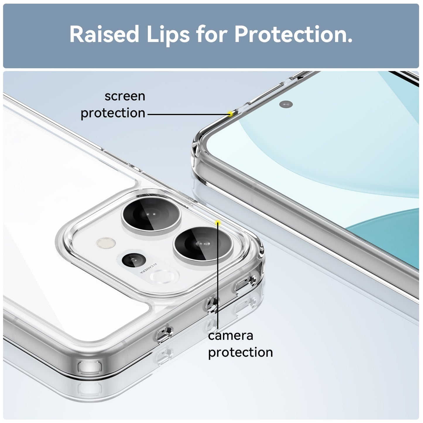 Oppo Reno 14 5g Soft Gel Case [Clear]