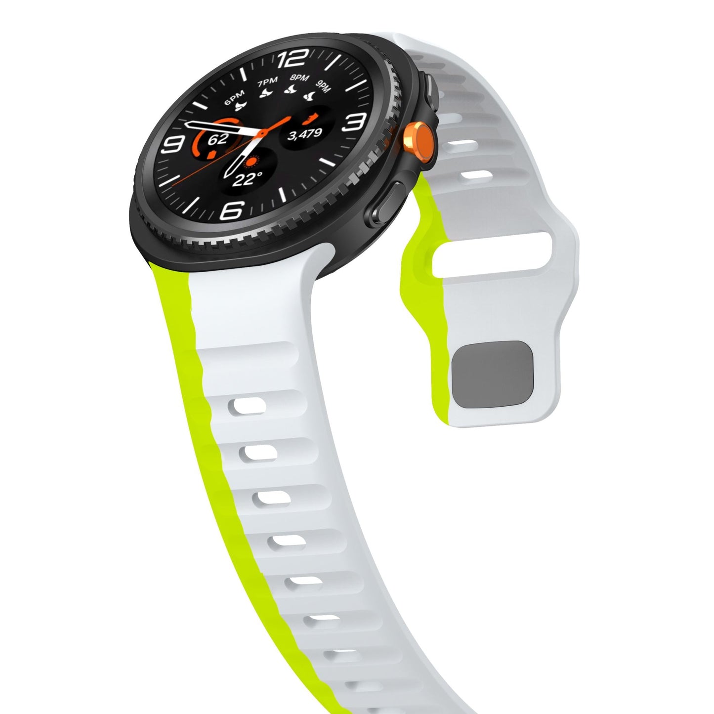 Samsung Galaxy Watch 8 Silicone Strap [Grey/green]