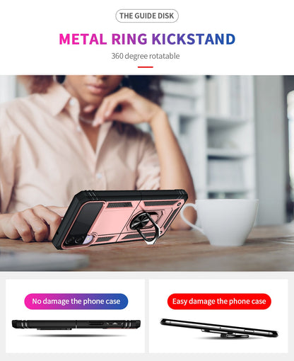 Galaxy Z Flip3 5G Military Armour Case [Rosegold]