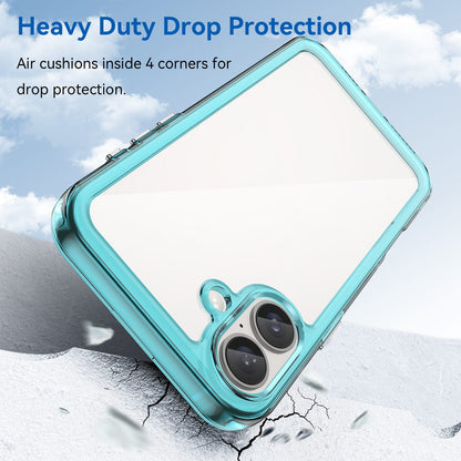 Iphone 16 Plus Soft Gel Case [Clear Blue]
