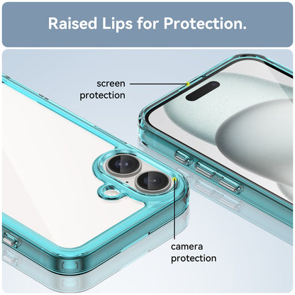 Iphone 16 Plus Soft Gel Case [Clear Blue]