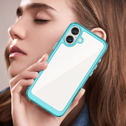 Iphone 16 Plus Soft Gel Case [Clear Blue]