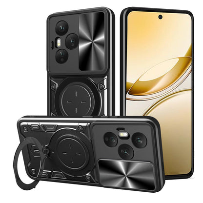 Honor 400 Pro Ring Kickstand Case [Black]