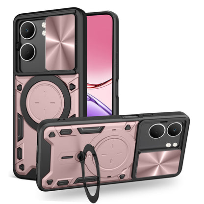 Oppo A5 4g / 5g Ring Kickstand Case [Rose Gold]
