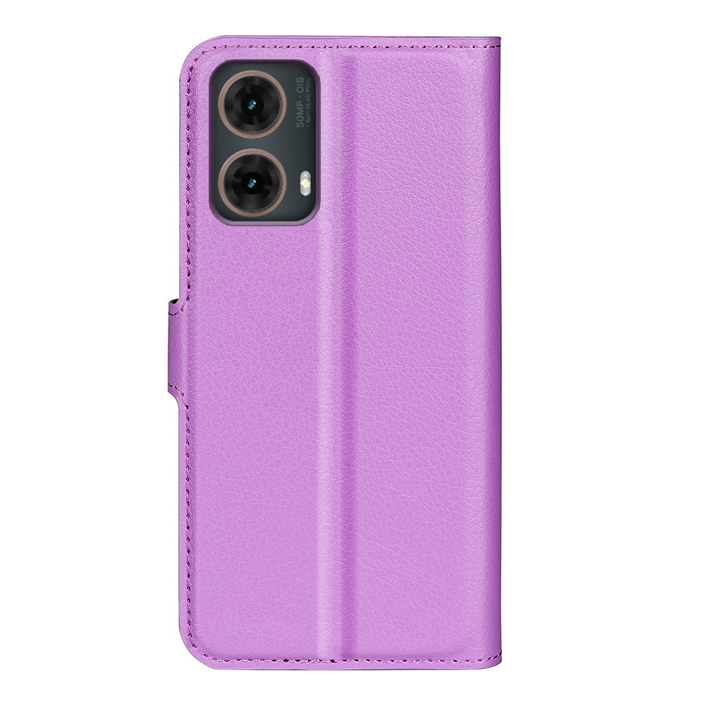 Moto G85 Pu Wallet Case [Purple]