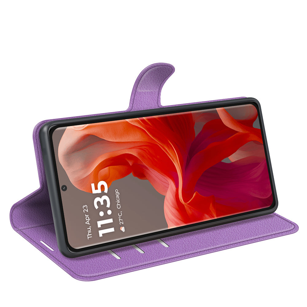 Moto G85 Pu Wallet Case [Purple]