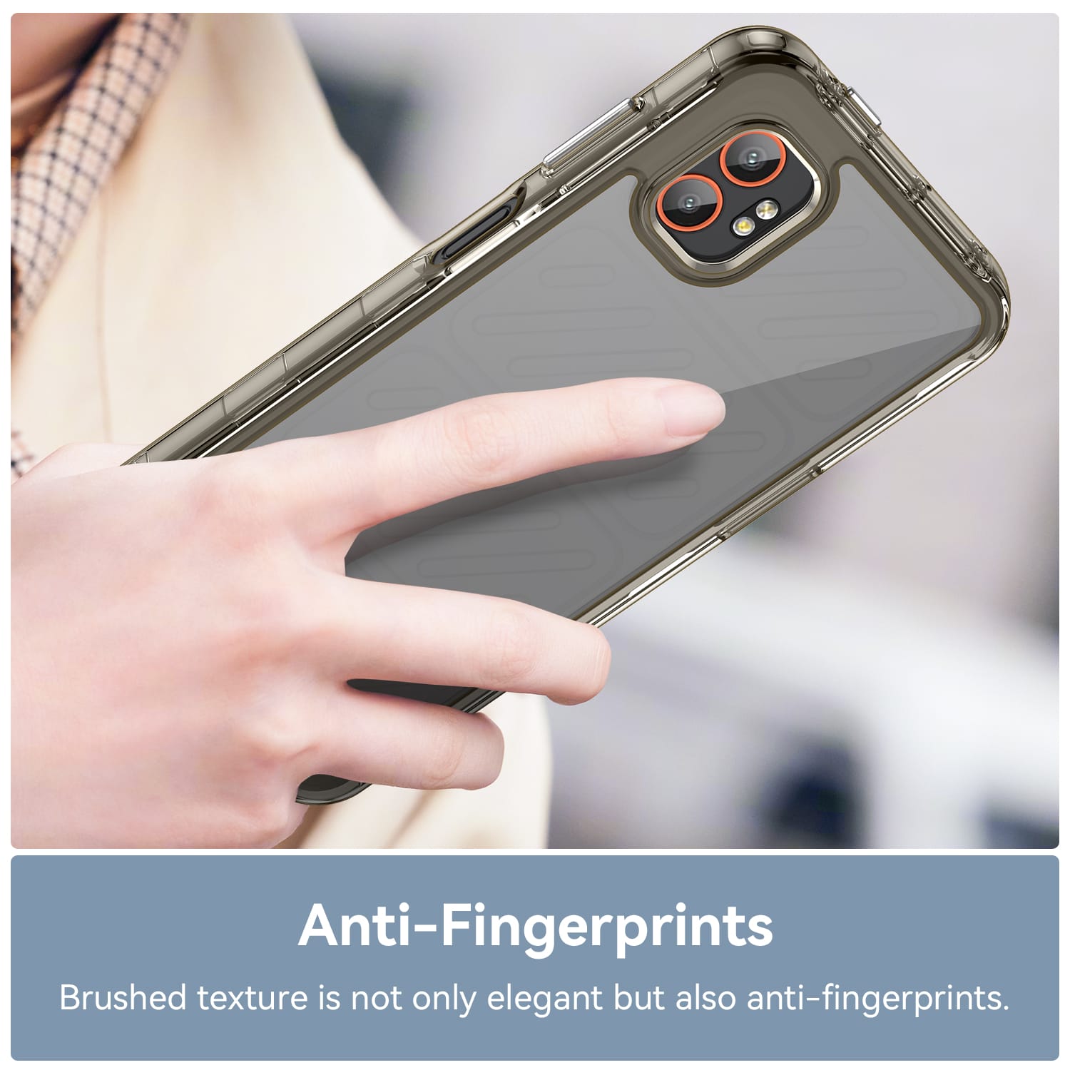 Galaxy Xcover 7 Pro Soft Gel Case [Clear Grey]