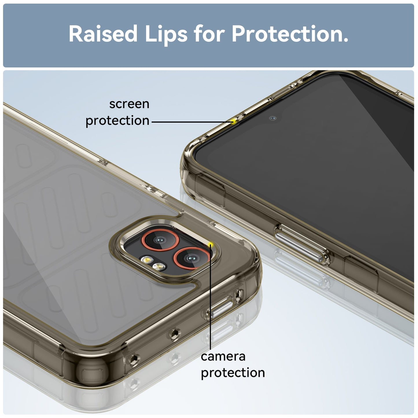 Galaxy Xcover 7 Pro Soft Gel Case [Clear Grey]