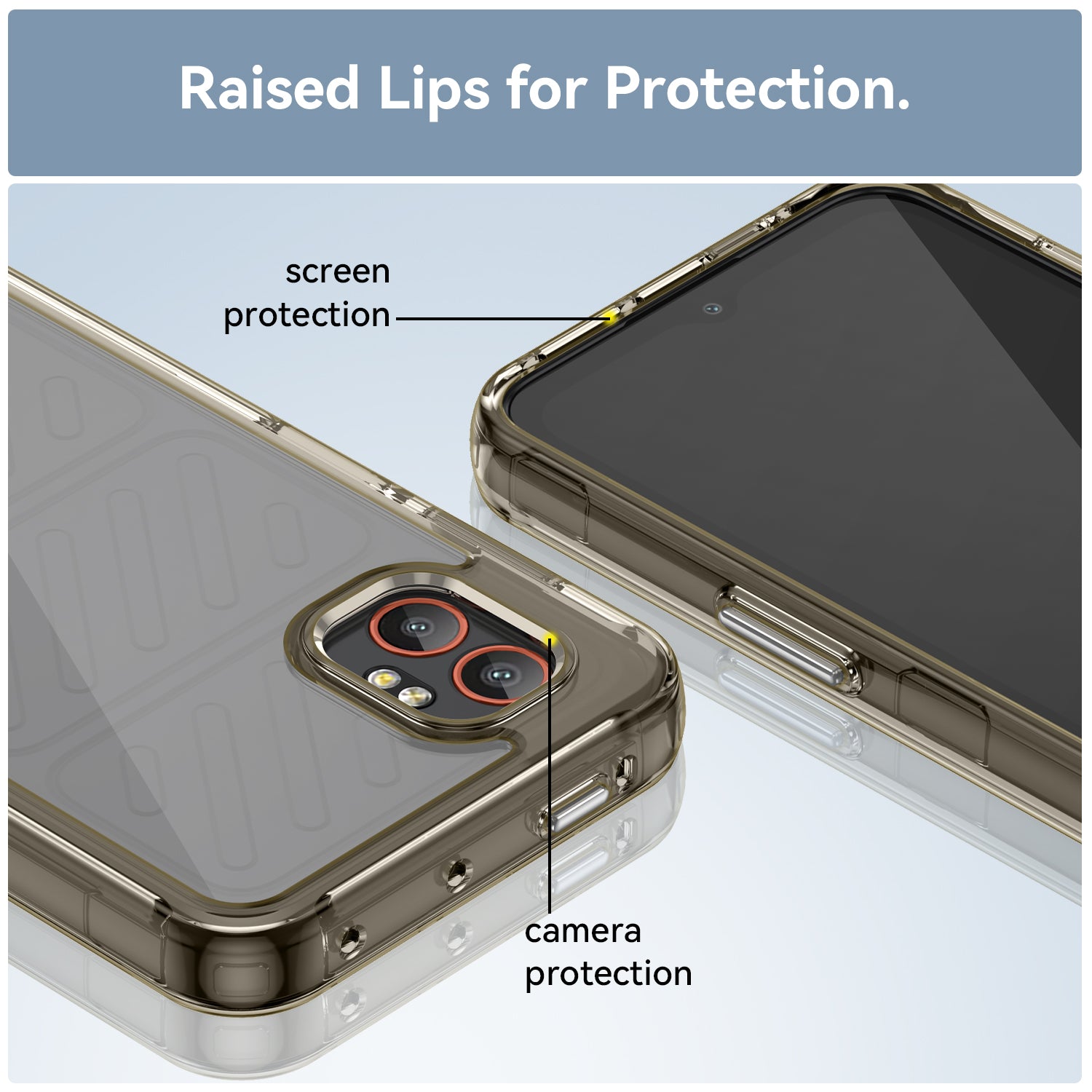 Galaxy Xcover 7 Pro Soft Gel Case [Clear Grey]