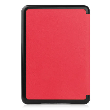 Kindle Touch 6" (11th Gen 2024) Tri-fold Pu Case [Red]