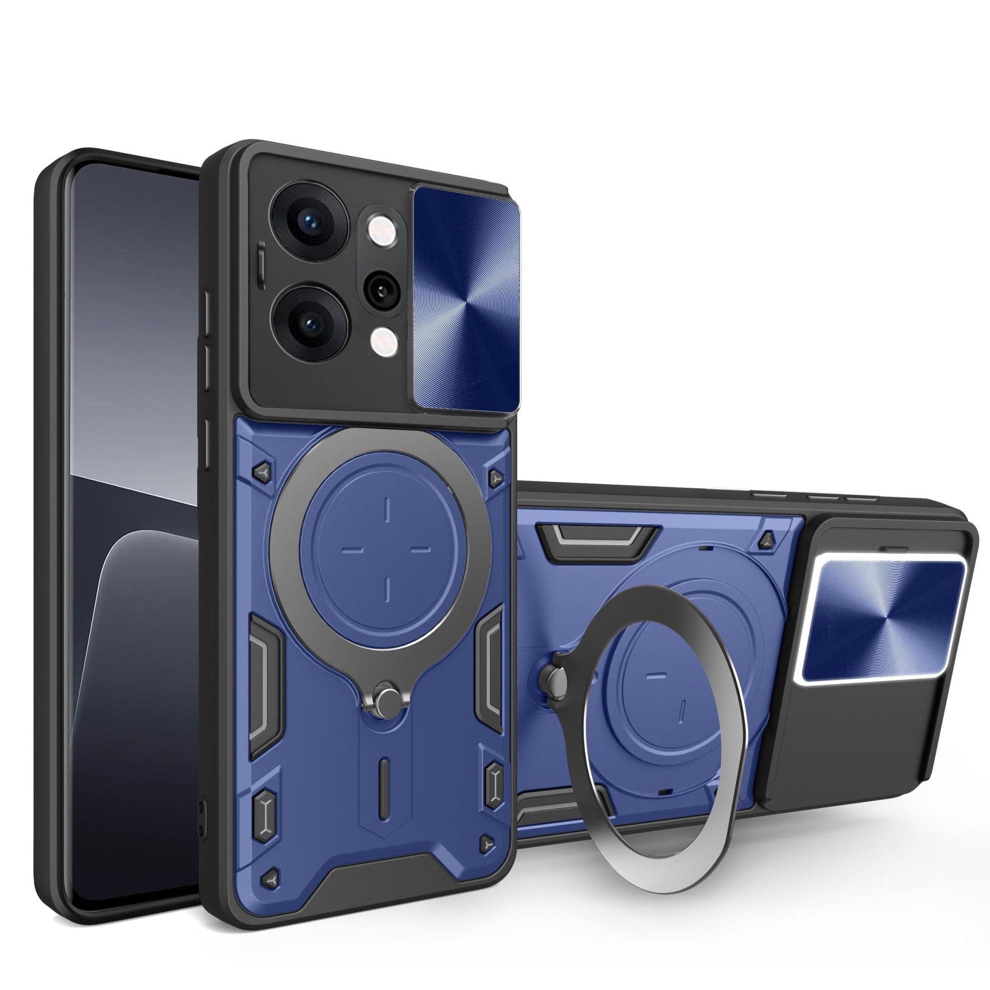 Oppo Reno 14 Pro 5g Ring Kickstand Case [Navy]
