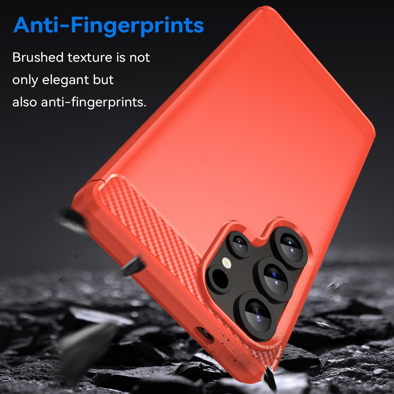 Galaxy S25 Ultra Carbon Fibre Case [Red]