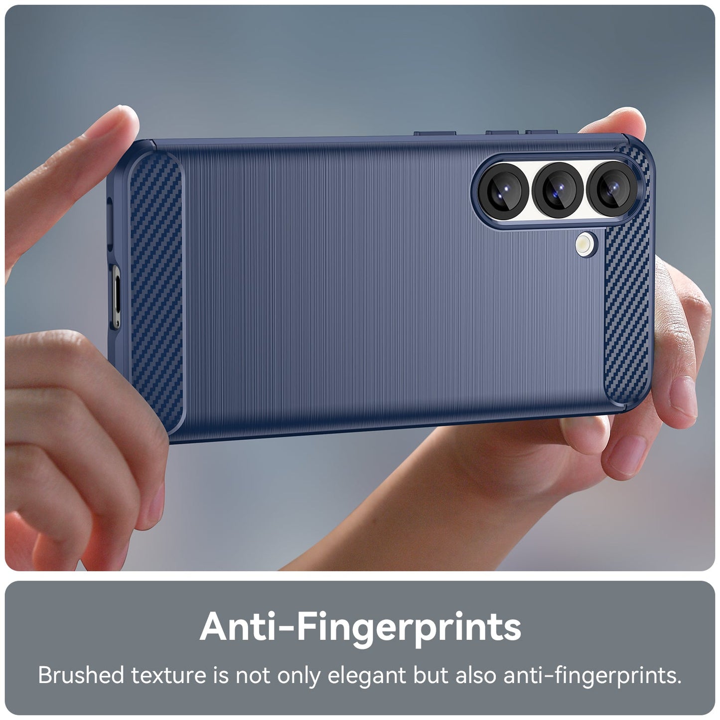 Galaxy S25 Carbon Fibre Case [Navy]
